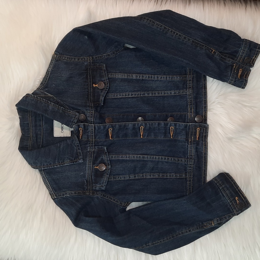Girls Denim Jean Jacket - Size: Medium 7-8
